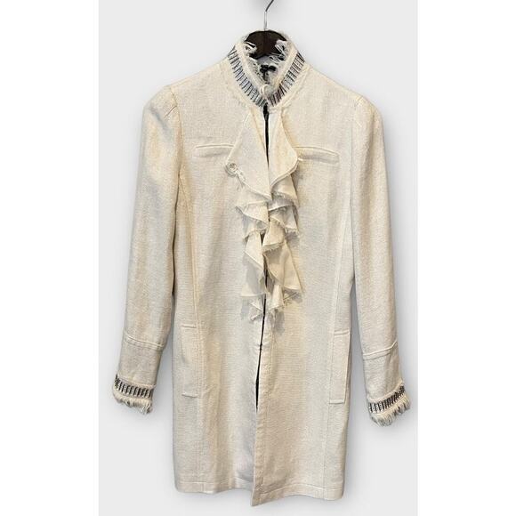 Royal Underground Linen Blend Jacket Size Small - Picture 1 of 12